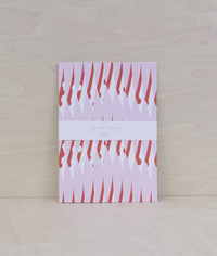 A4 Notebook - Peas - Pink / Red